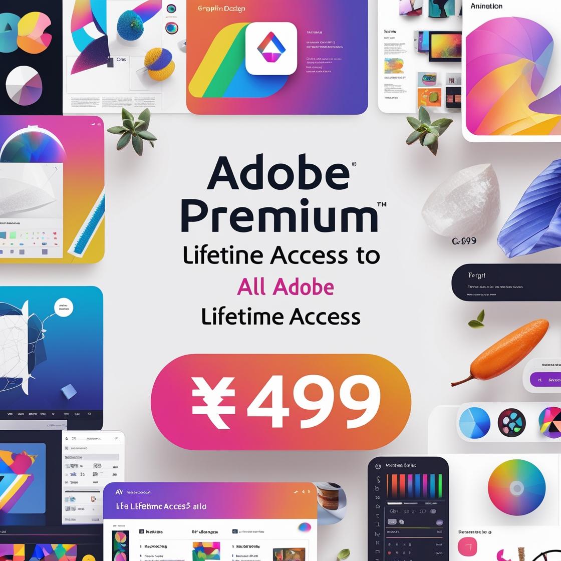🎨 Adobe Premium – Unlock the Creative Universe for Just ₹499!