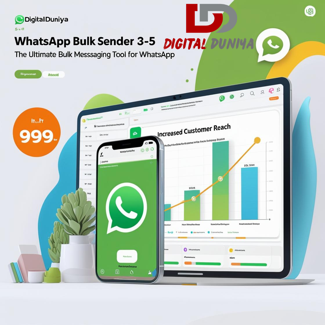 WhatsApp Bulk Sender 3.5 – 🚀 The Ultimate Bulk Messaging Tool for WhatsApp!