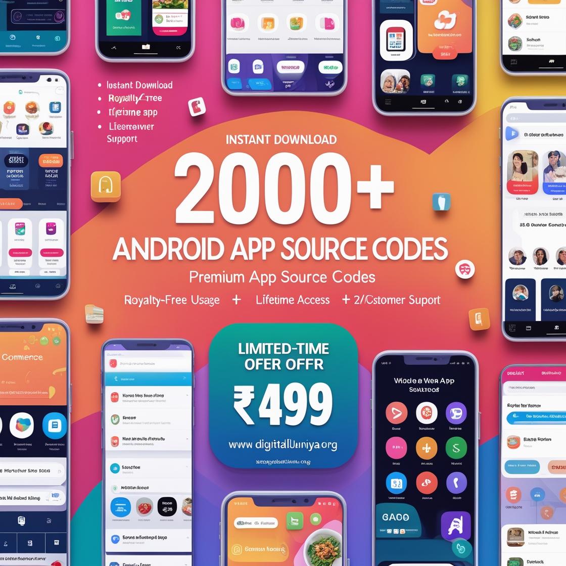 🔥 2000+ Android App Source Code Bundle – Build & Launch Your Own Apps Instantly! 🔥