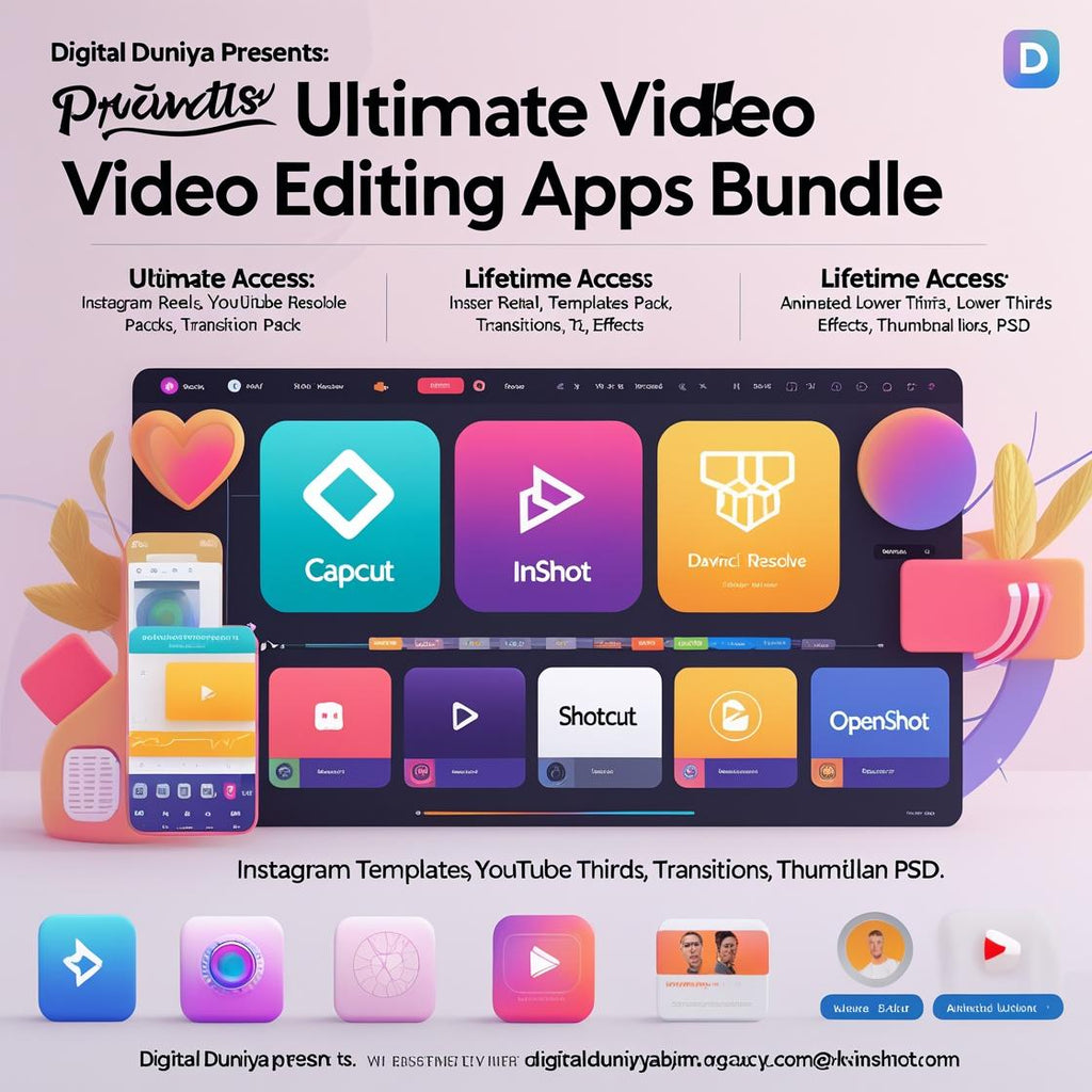 🎥 Ultimate Video Editing Apps Bundle